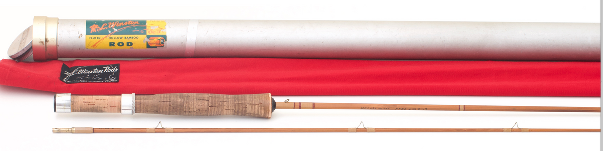 R.L. Winston "Leetle Feller" Bamboo Rod 6' 2/1 #3 - handle grip and reel seat detail
