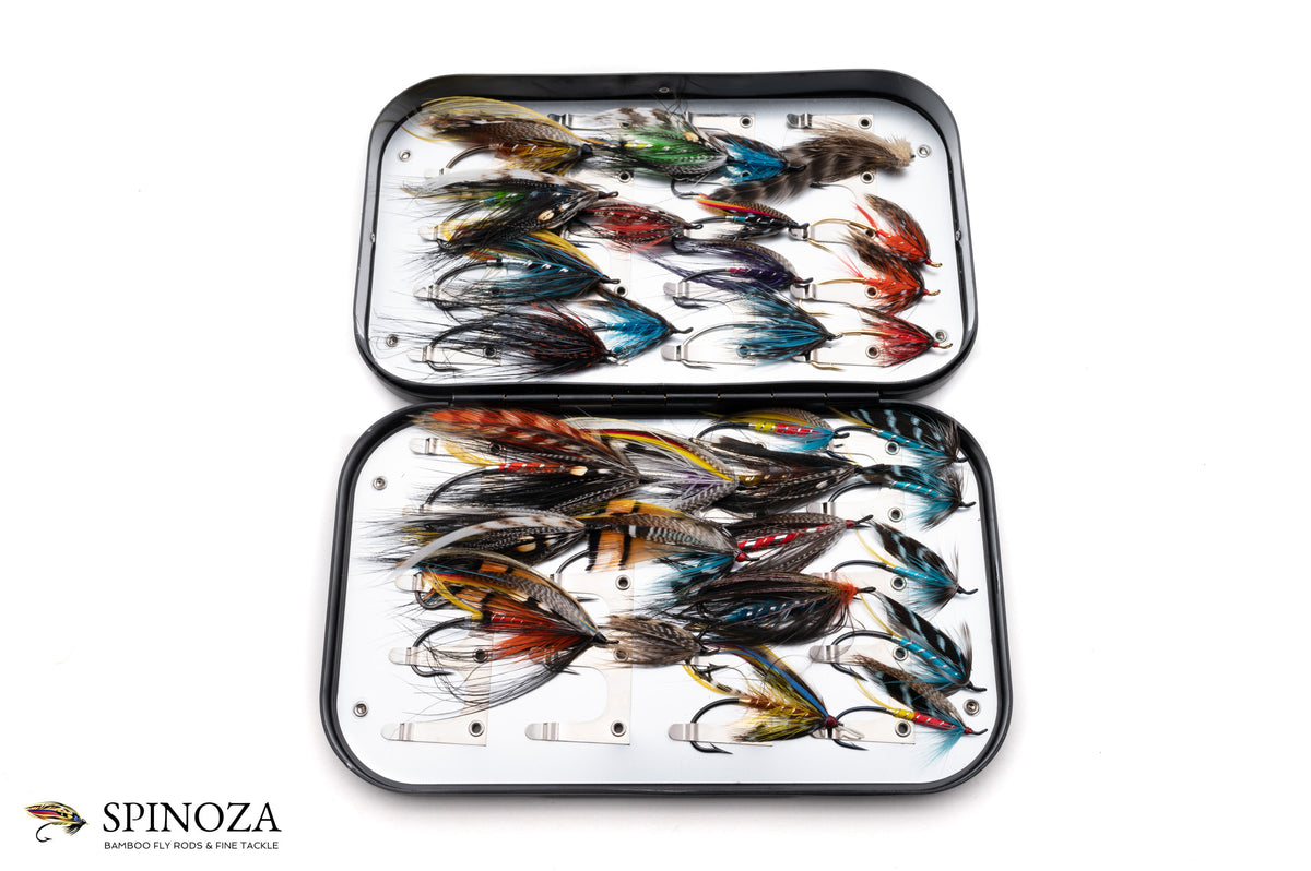 Steve Gobin Salmon Flies in Wheatley Box