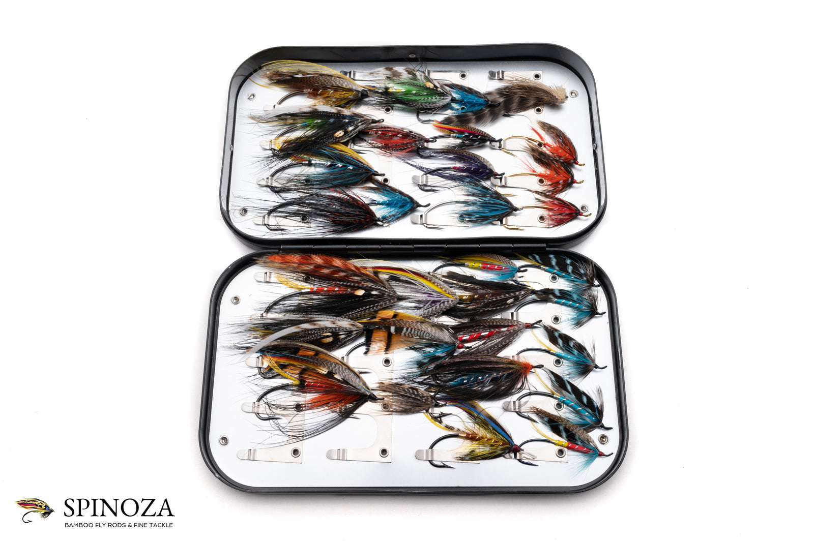 Steve Gobin Salmon Flies in Wheatley Box