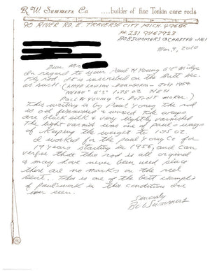 Young, Paul H. -- Midge Bamboo Rod 