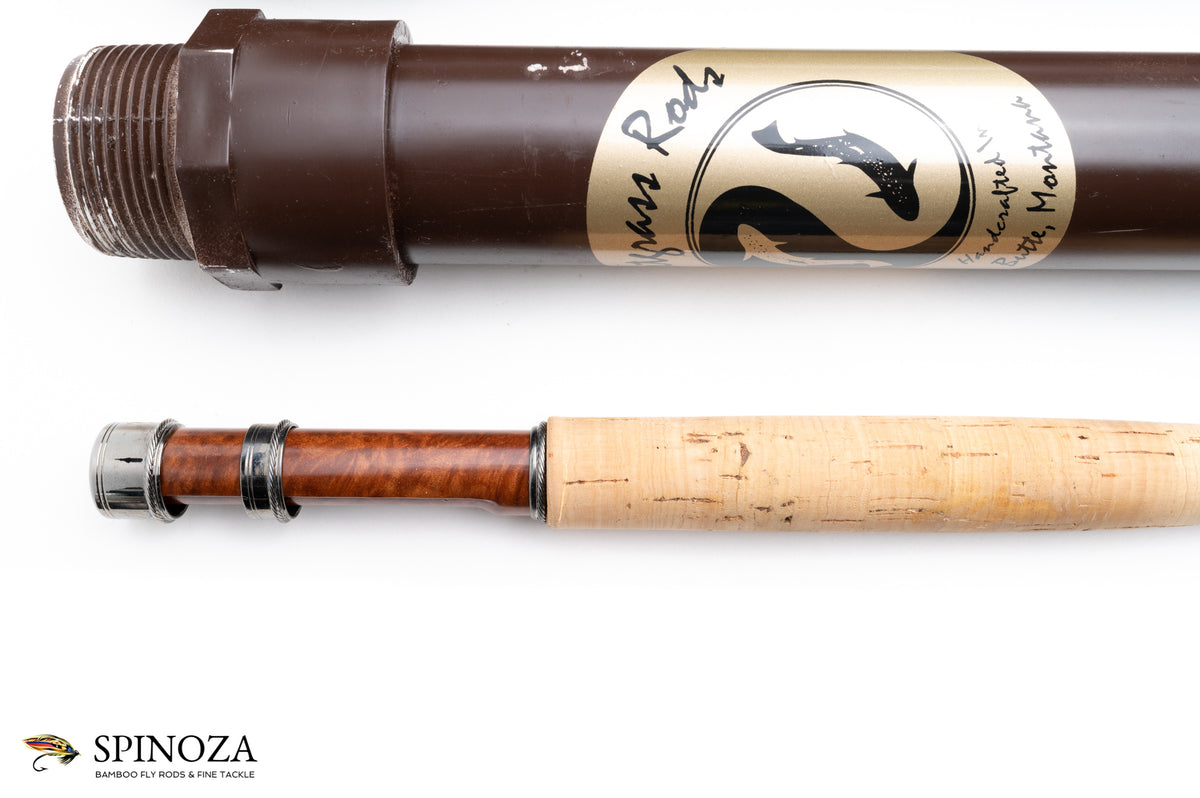 Sweetgrass Bamboo Fly Rod 6'3" 1/1 #3 - handle grip and reel seat detail