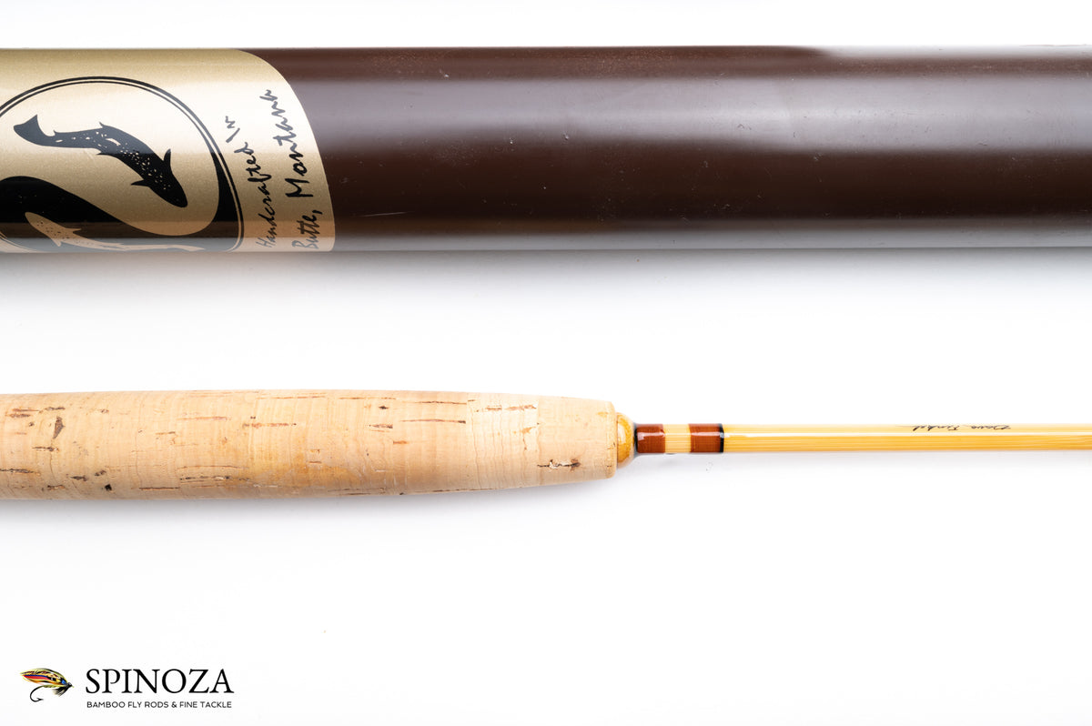 Sweetgrass Bamboo Fly Rod 6'3" 1/1 #3 - maker signature and rod markings