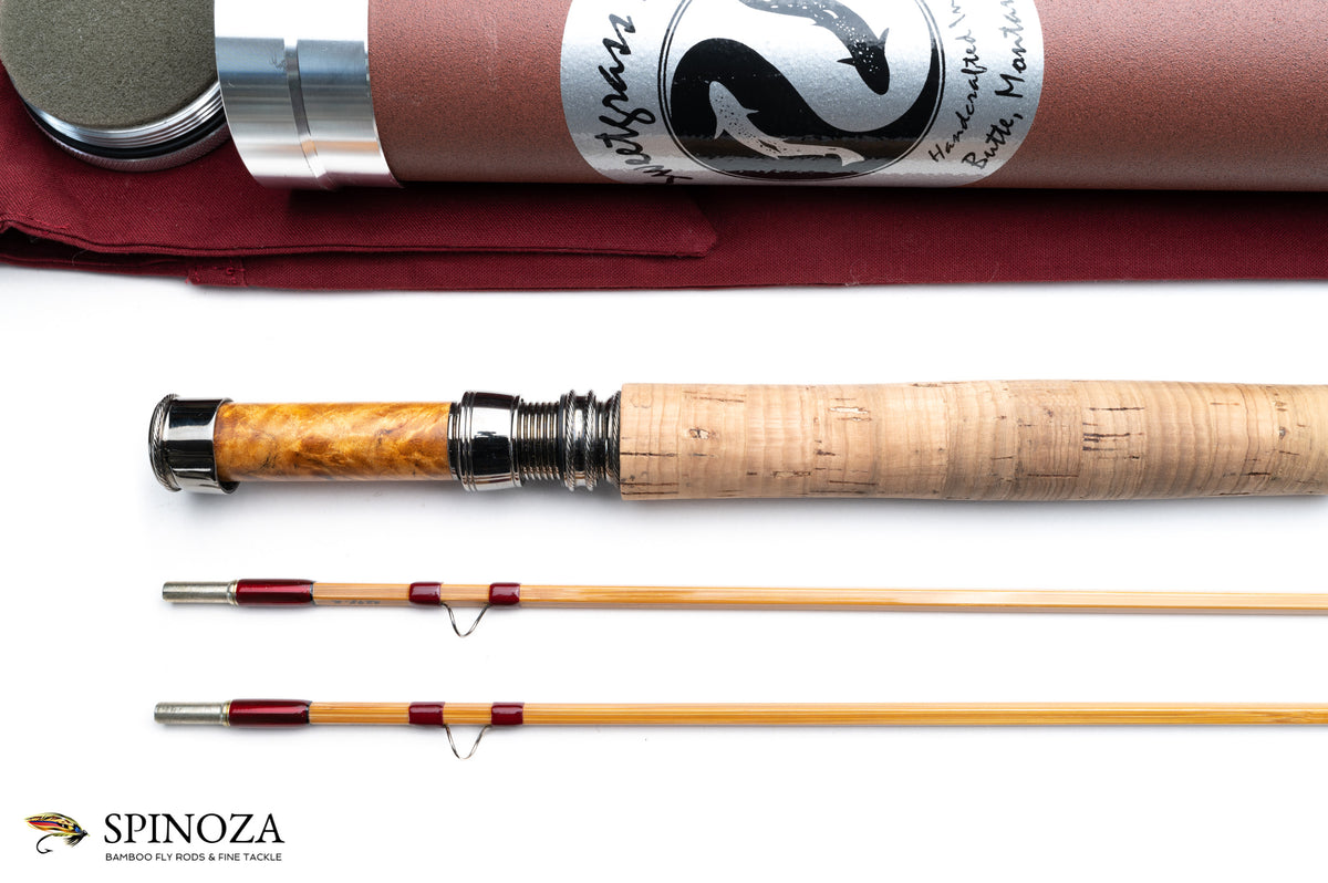 Sweetgrass Penta Bamboo Fly Rod 7'3" 2/2 #4 - handle grip and reel seat detail