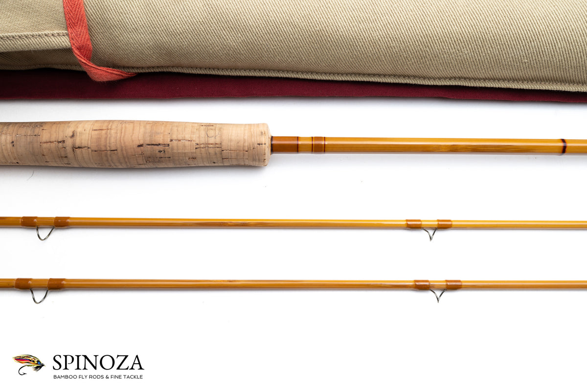 Sweetgrass Bamboo Fly Rod 8' 2/2 #4/5 - maker signature and rod markings