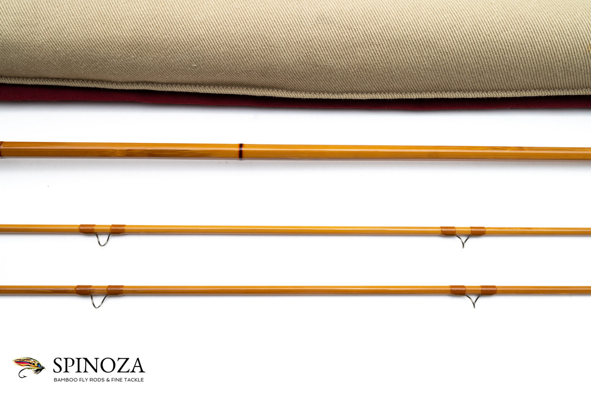Sweetgrass Bamboo Fly Rod 8' 2/2 #4/5 - rod sections with guides and wraps