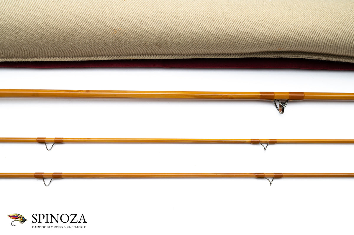 Sweetgrass Bamboo Fly Rod 8' 2/2 #4/5 - rod sections with guides and wraps