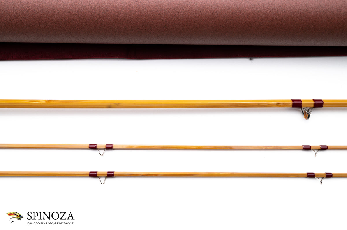 Sweetgrass Penta Bamboo Fly Rod 7'3" 2/2 #4 - ferrules and tip tops detail