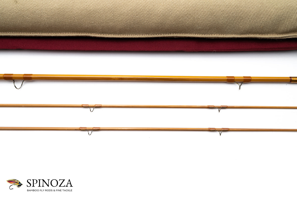 Sweetgrass Bamboo Fly Rod 8' 2/2 #4/5 - rod sections with wraps and hardware