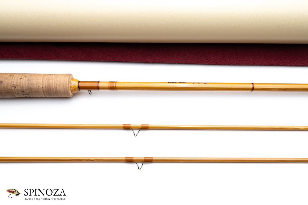 Sweetgrass Octo Bamboo Fly Rod 8' 2/2 #5 - maker signature and rod markings