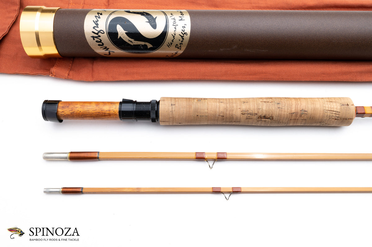 Sweetgrass Mantra Quad Bamboo Fly Rod 7’9” 3/1 #5 - handle grip and reel seat detail