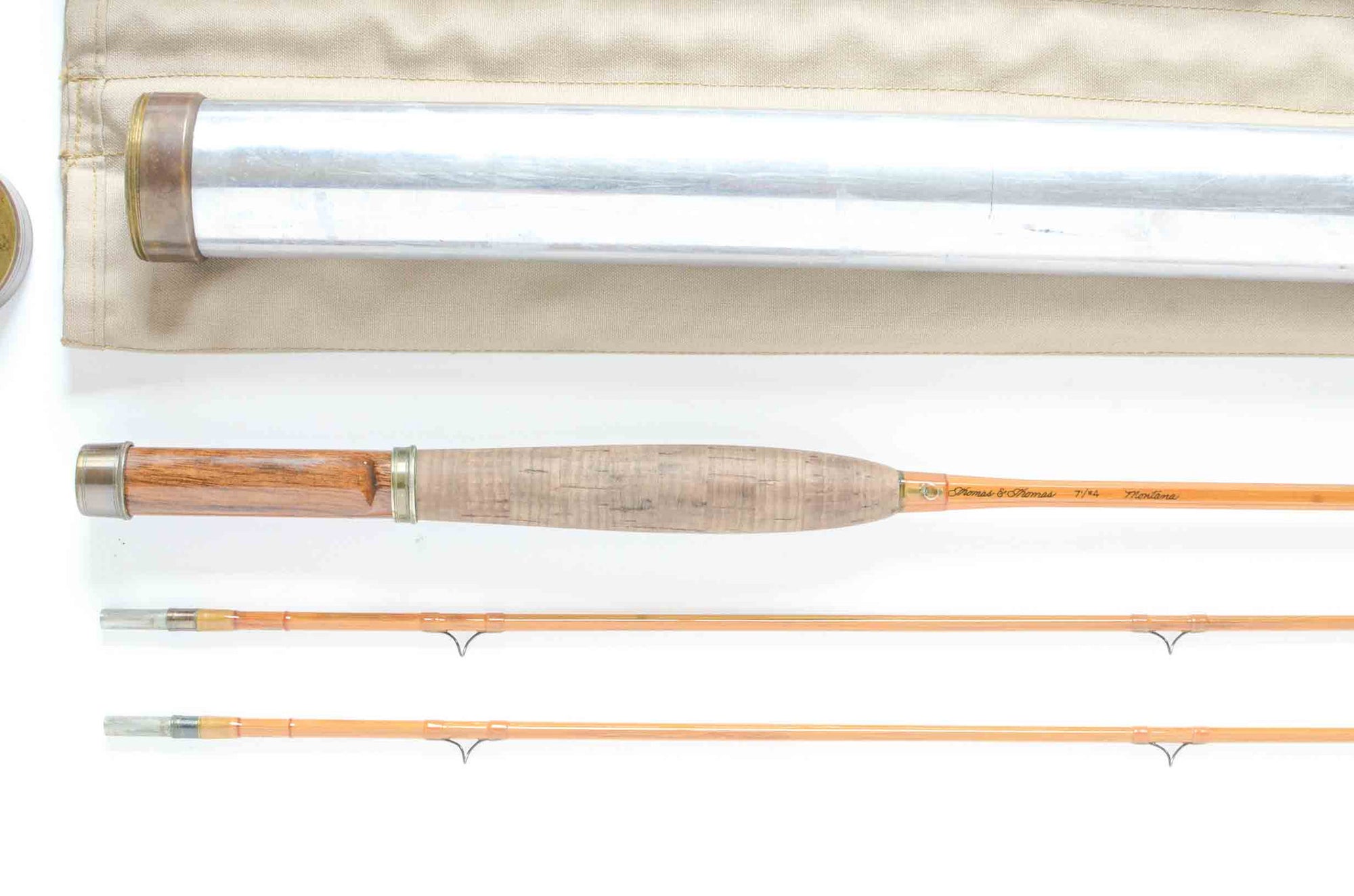 Thomas and Thomas Montana Fly Rod 7' 2/2 #4 - grip and reel seat close-up