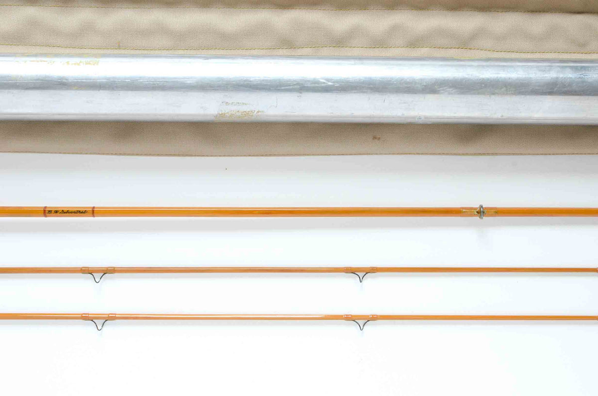 Thomas and Thomas Montana Fly Rod 7' 2/2 #4 - rod sections with wrapping detail