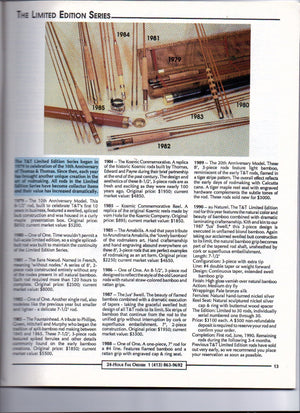 Thomas and Thomas "au Natural" Limited Edition Bamboo Rod 