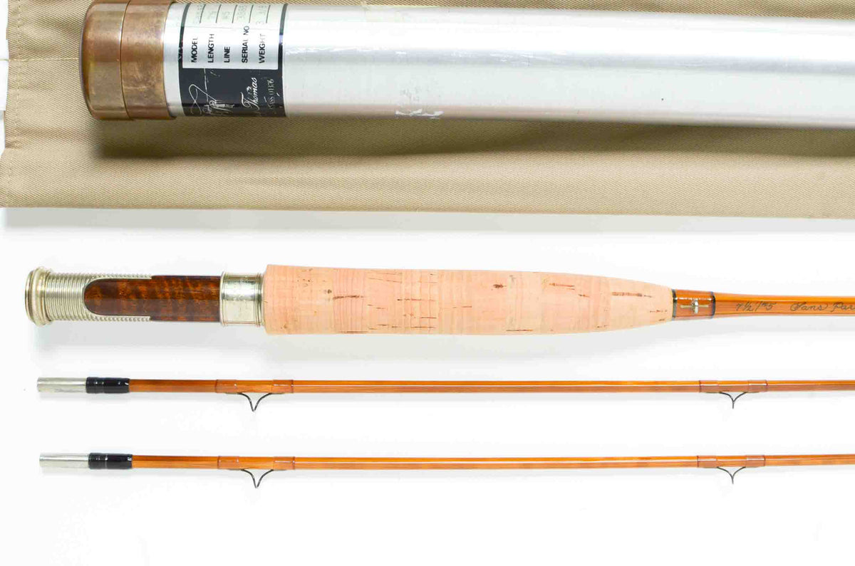 Thomas and Thomas Sans Pareil Fly Rod 7'6" 2/2 #5 - grip and reel seat close-up