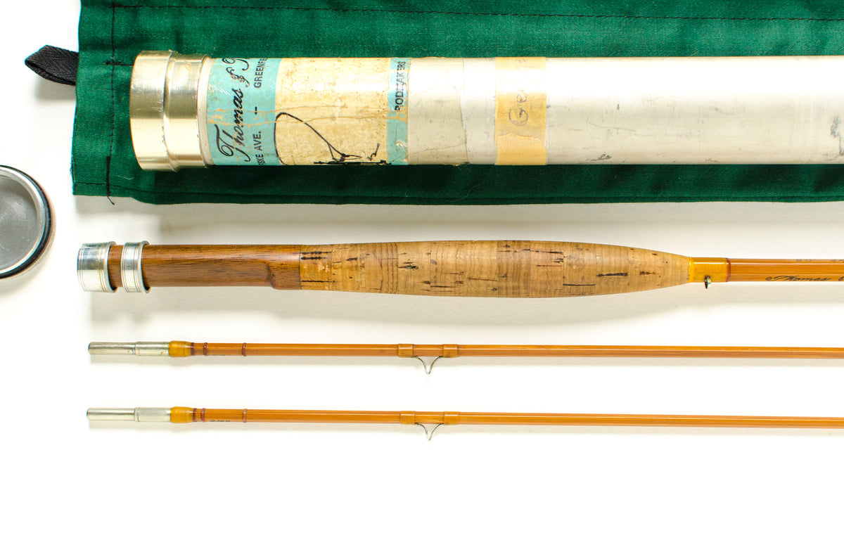 Thomas and Thomas Classic Bamboo Fly Rod 8' 2/2 #5 - grip and reel seat close-up