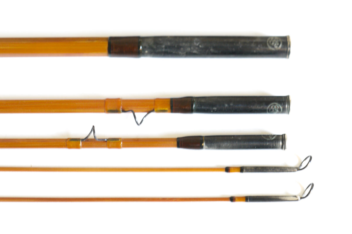 Thomas and Thomas Fly Rod 7'6" 4/2 #3 - rod sections with wrapping detail