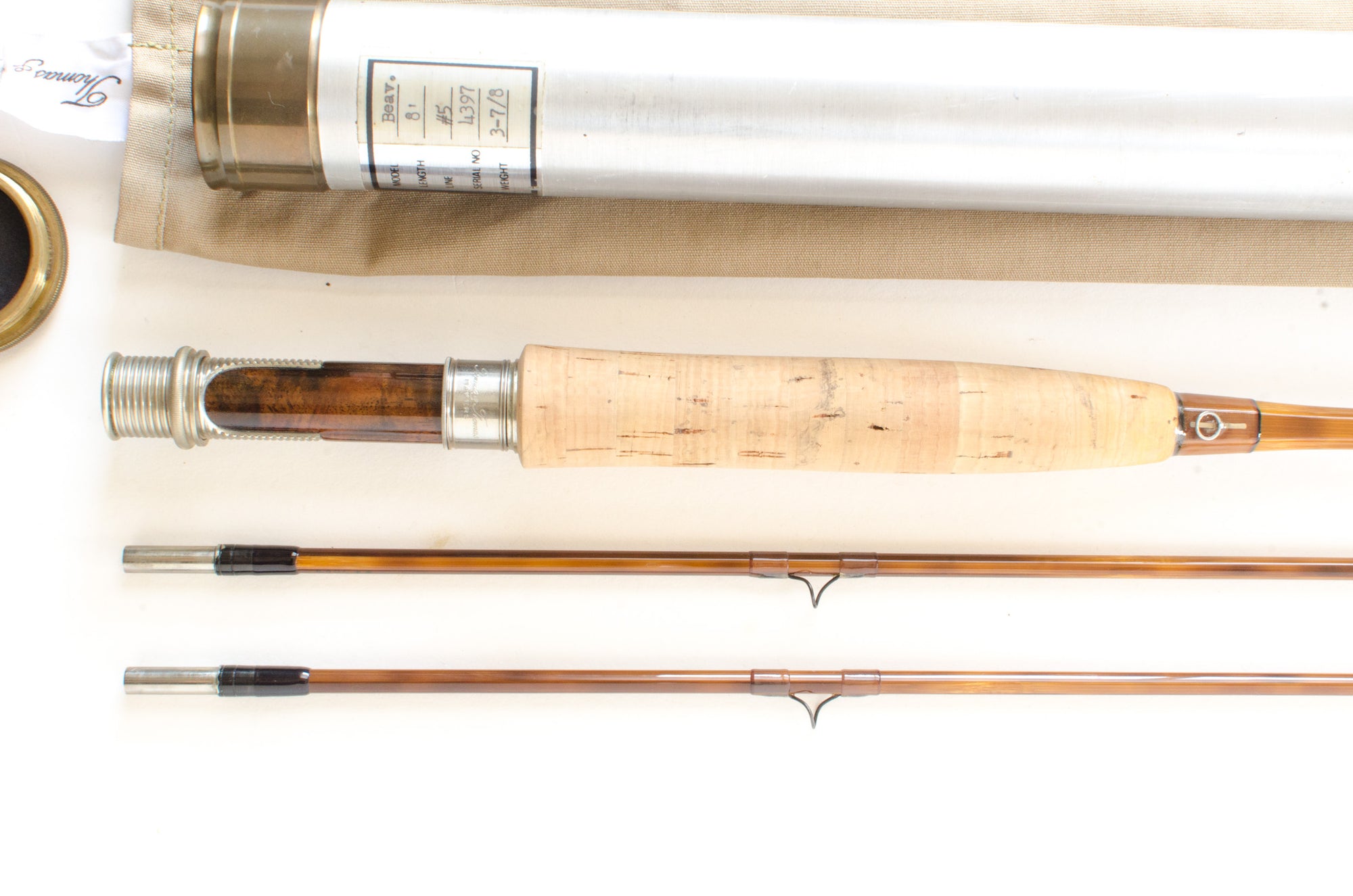 Thomas and Thomas Beaverkill Fly Rod 8' 2/2 #5 - grip and reel seat close-up