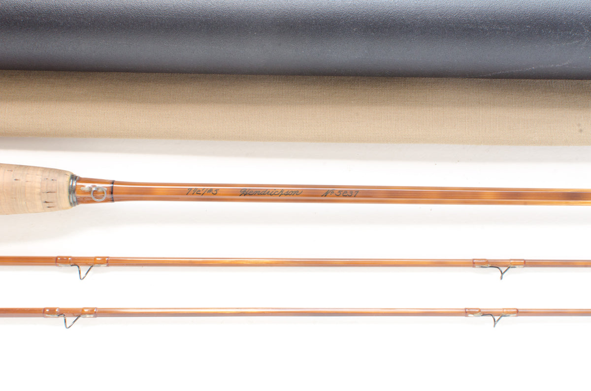Thomas and Thomas Hendrickson Fly Rod 7'6" 2/2 #5 - rod sections with wrapping detail