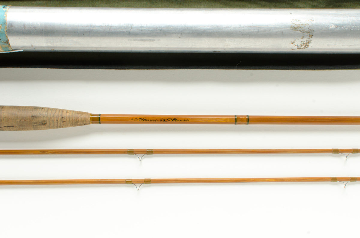 Thomas and Thomas Limestoner Fly Rod 7' 2/2 #5 - maker's marking and inscription