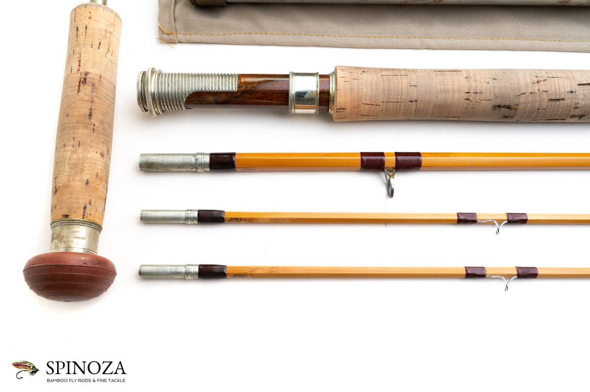 Thomas and Thomas Bamboo Fly Rod 9'6" 3/2 #9 - grip and reel seat close-up