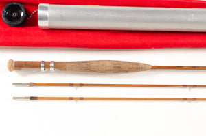 Thomas and Thomas Bamboo Fly Rod 7' 2/2 #4 - grip and reel seat close-up