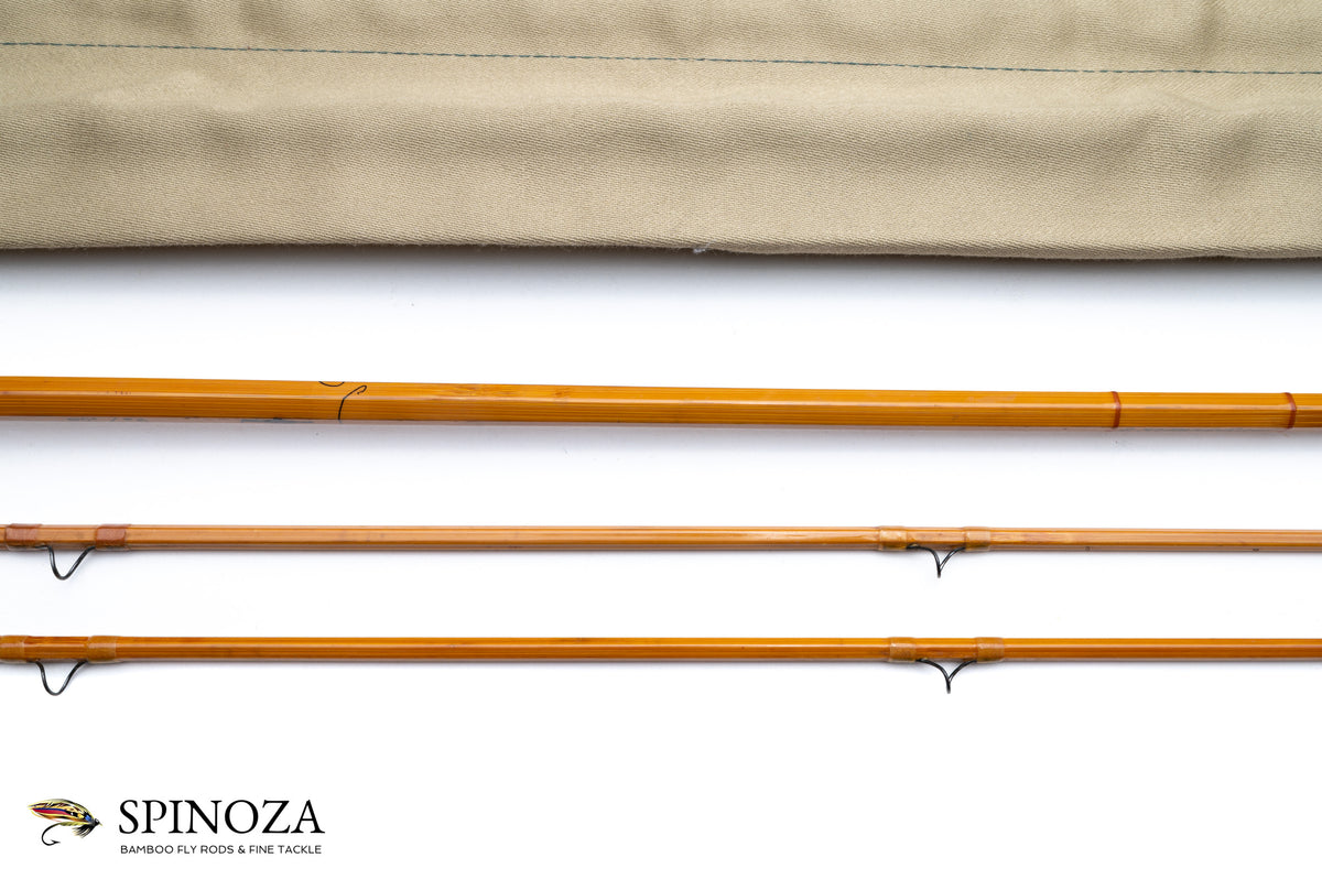 Thomas & Thomas Bamboo Fly Rod 8' 2/2 #6 - rod sections with wrapping detail