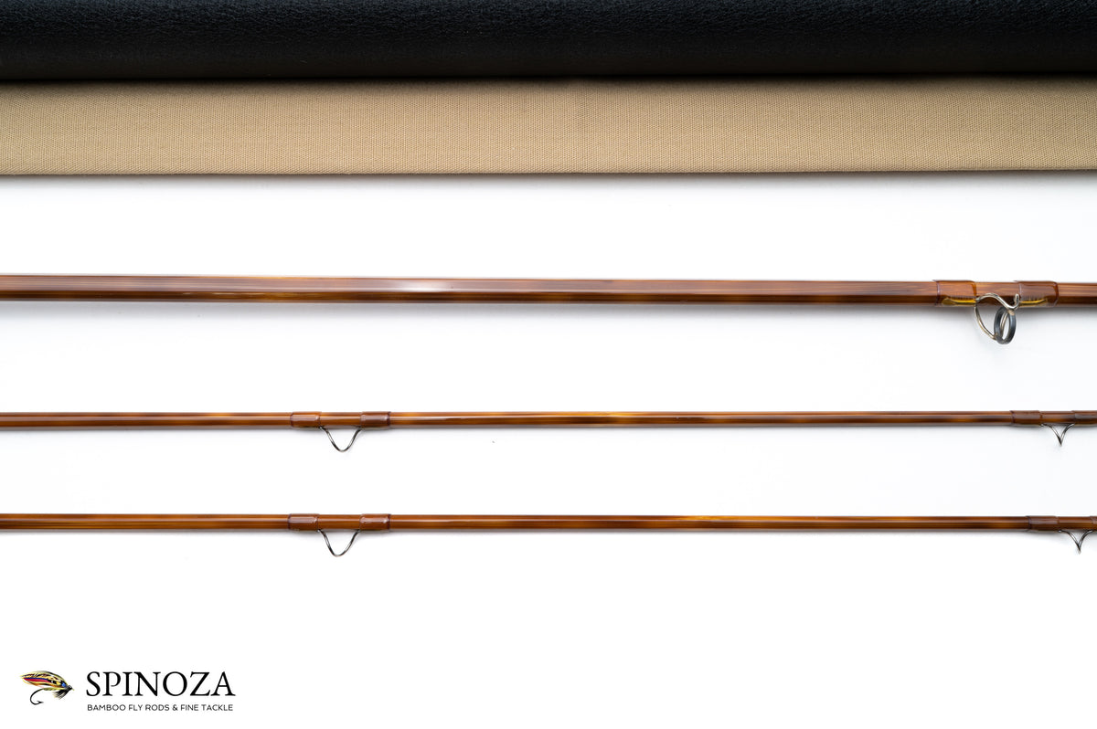 Thomas and Thomas Beaverkill Bamboo Fly Rod 8' 2/2 #5 - rod sections with wrapping detail