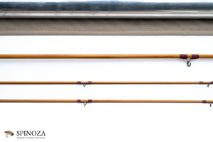Thomas and Thomas Caenis Bamboo Fly Rod 6'6" 2/2 #3 - rod sections with wrapping detail