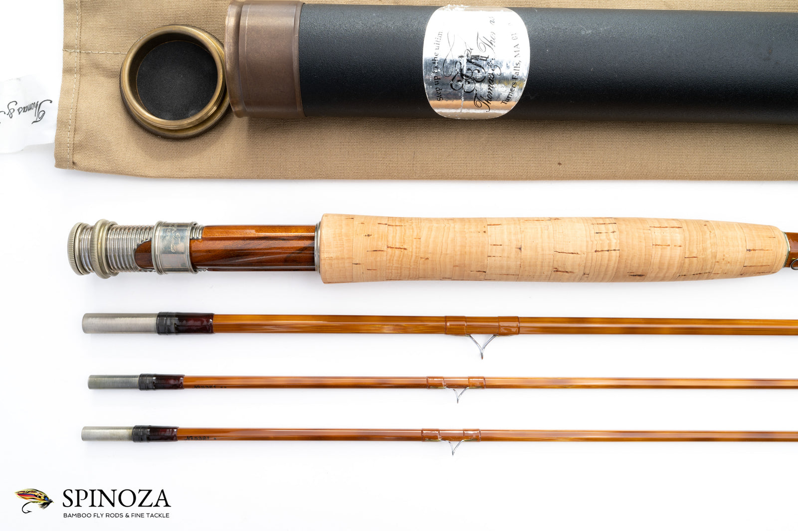 Thomas and Thomas Grilse Model Fly Rod 8'6" 2/2 #7 - grip and reel seat close-up