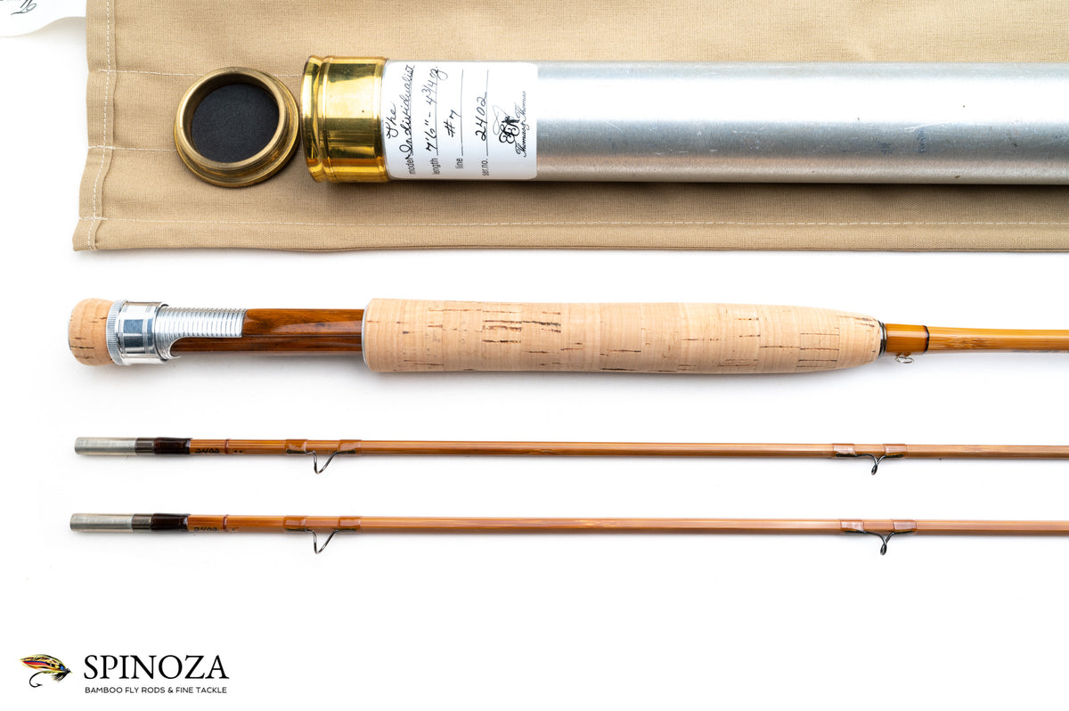 Thomas and Thomas Individualist Fly Rod 7'6" 2/2 #7 - grip and reel seat close-up
