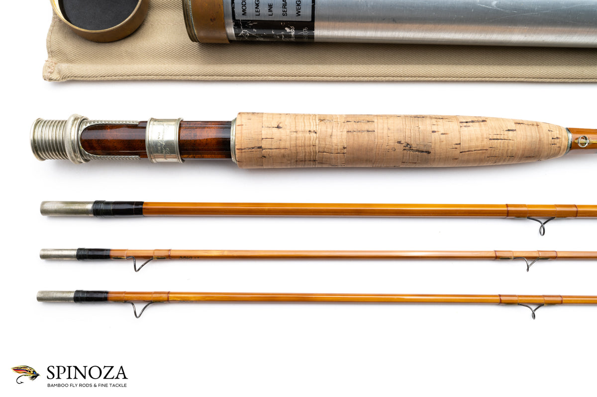 Thomas and Thomas Montana Bamboo Fly Rod 7'6" 3/2 #6 - grip and reel seat close-up