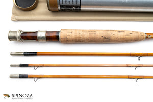 Thomas and Thomas Montana Bamboo Fly Rod 7'6" 3/2 #6 - grip and reel seat close-up