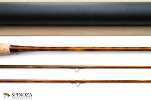Thomas and Thomas Montana Bamboo Fly Rod 8'6" 2/2 #6 - rod sections with wrapping detail