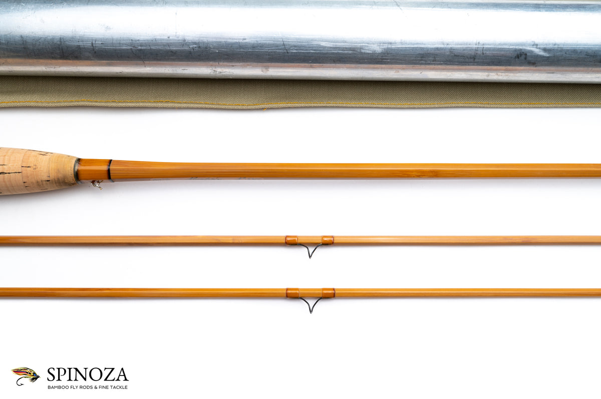 Thomas and Thomas Montana Bamboo Fly Rod 8' 2/2 #6 - rod sections with wrapping detail