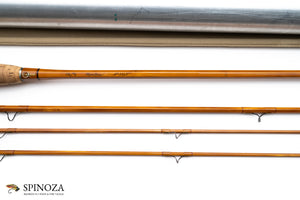 Thomas and Thomas Montana Bamboo Fly Rod 7'6" 3/2 #6 - rod sections with wrapping detail