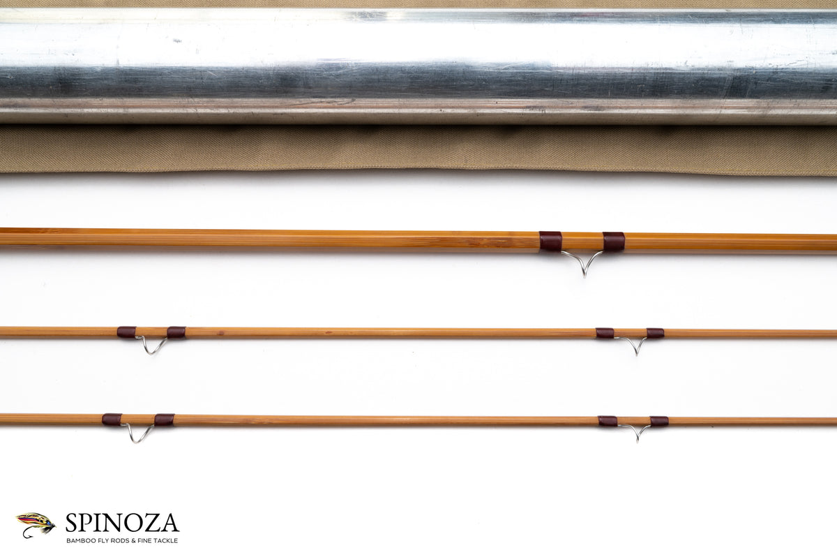 Thomas and Thomas Montana Bamboo Fly Rod 8'6" 2/2 #7 - rod sections with guides