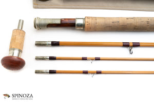 Thomas and Thomas Bamboo Fly Rod 9' 3/2 #8 - grip and reel seat close-up