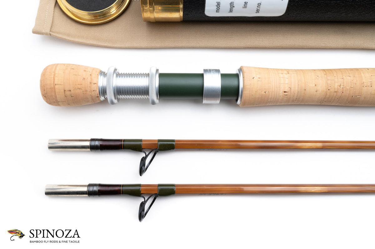 Thomas and Thomas Sextant Bamboo Fly Rod 8'3" 2/2 #9 - grip and reel seat close-up