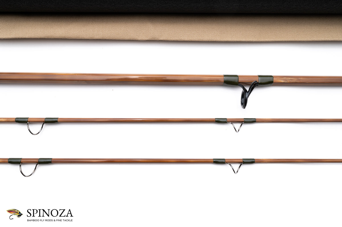 Thomas and Thomas Sextant Bamboo Fly Rod 8'3" 2/2 #9 - guide detail and spacing