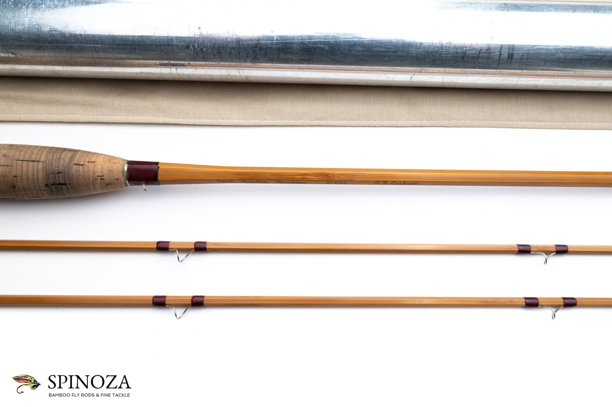 Thomas and Thomas Custom Paradigm Bamboo Fly Rod 7'6" 2/2 #5 - maker's marking and inscription