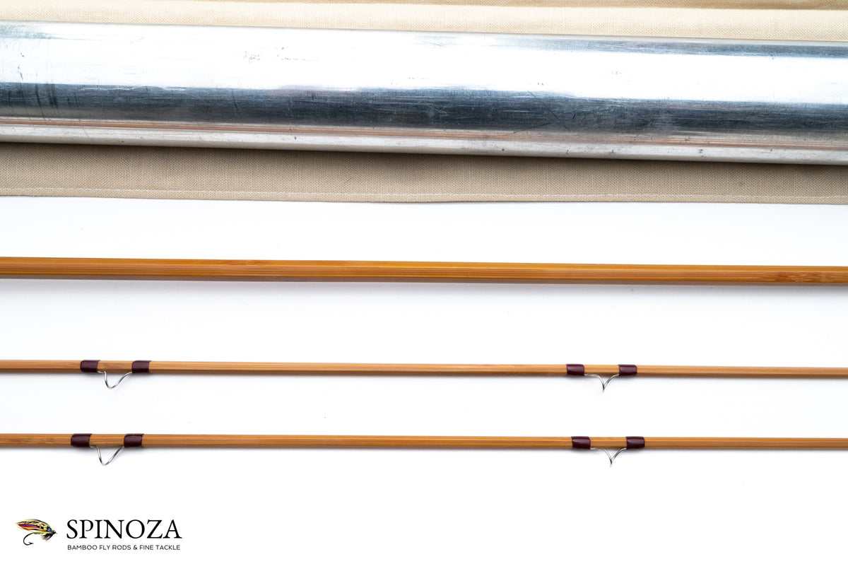 Thomas and Thomas Custom Paradigm Bamboo Fly Rod 7'6" 2/2 #5 - rod sections with wrapping detail