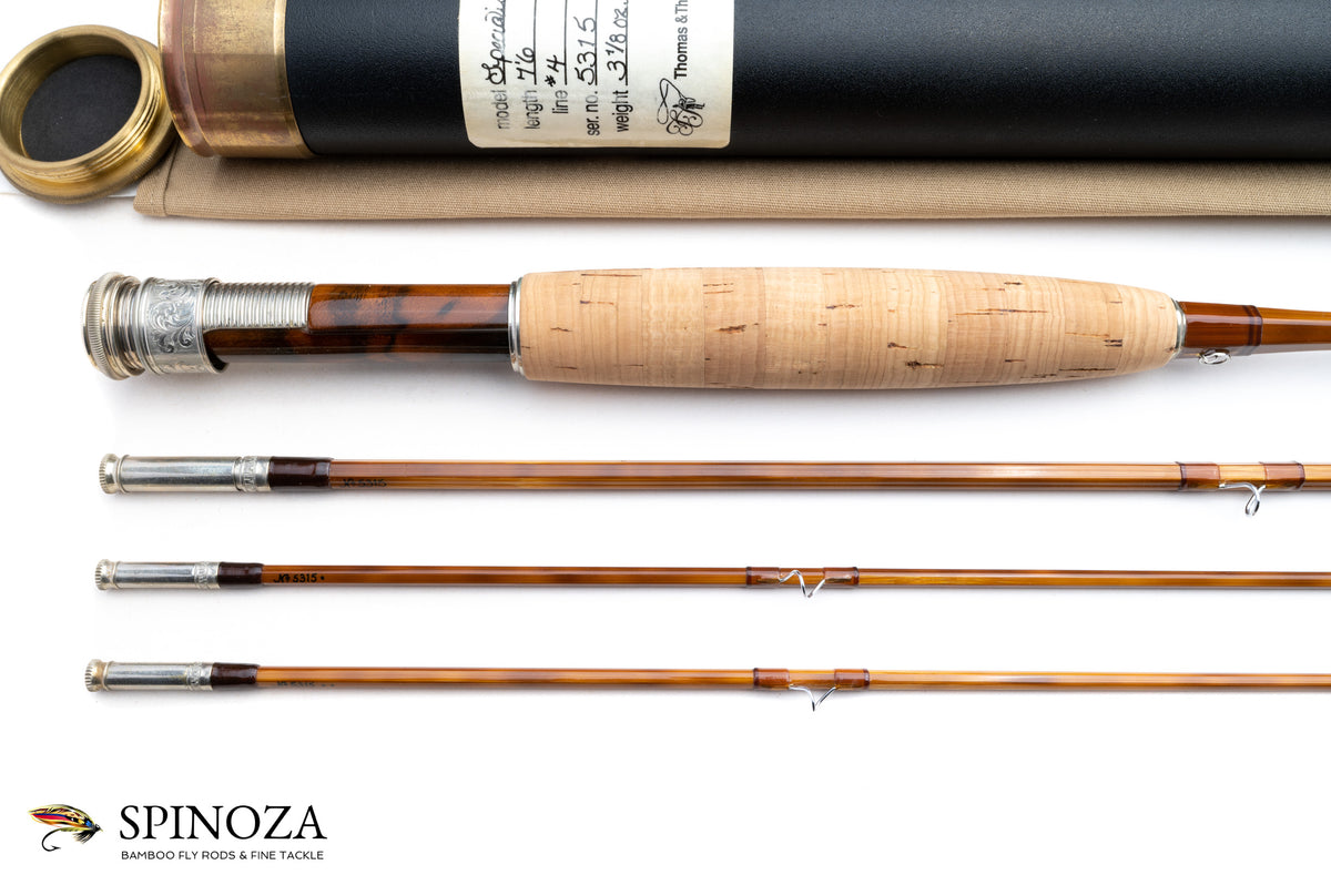 Thomas and Thomas Specialist Fly Rod 7'6" 3/2 #4 - grip and reel seat close-up