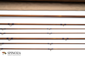 Tim Abbott Bamboo Fly Rod 7'6" 3/2 with Two Sets of Mids & Tips