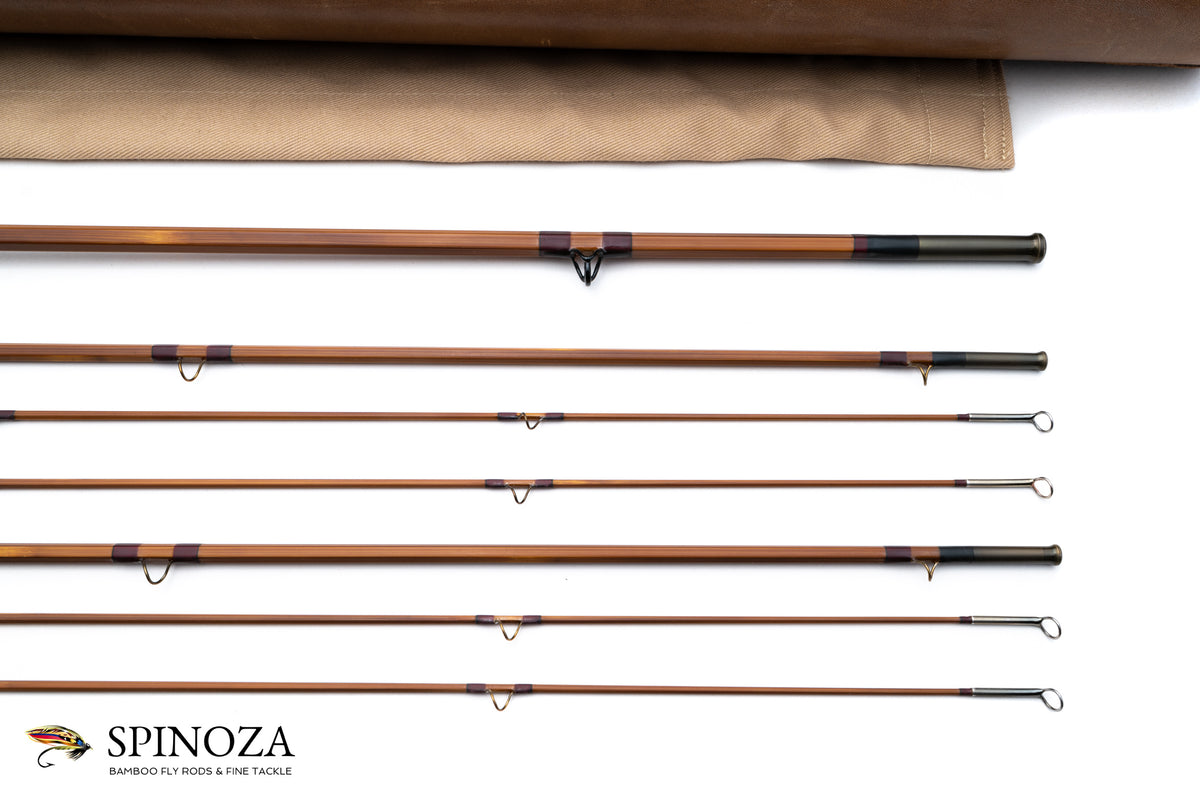 Tim Abbott Bamboo Fly Rod 7'6" 3/2 with Two Sets of Mids & Tips