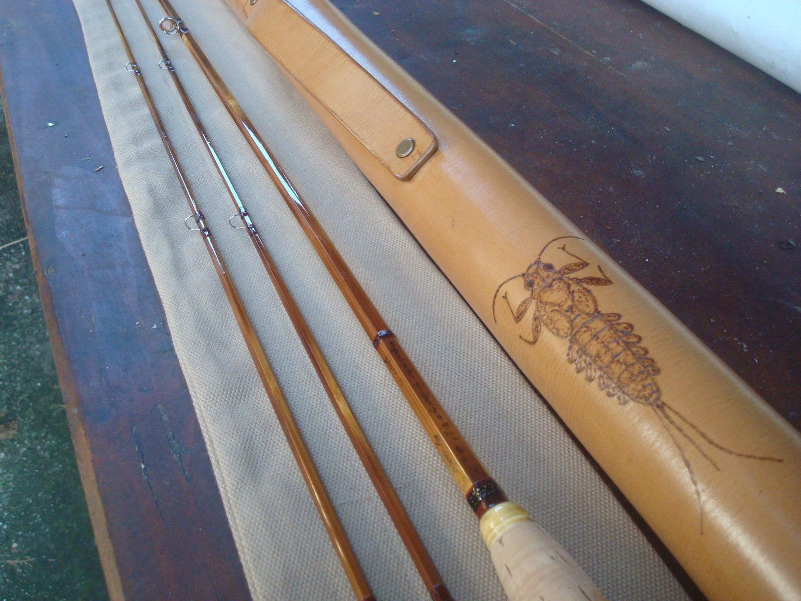 Tirocchi, Massimo -- Handmade Leather Rod Tube 