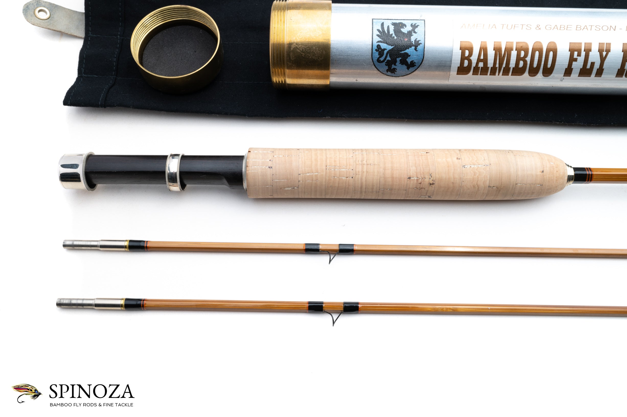 Tufts and Batson Bamboo Fly Rod 7' 2/2 #4 - Spinoza Rod Company