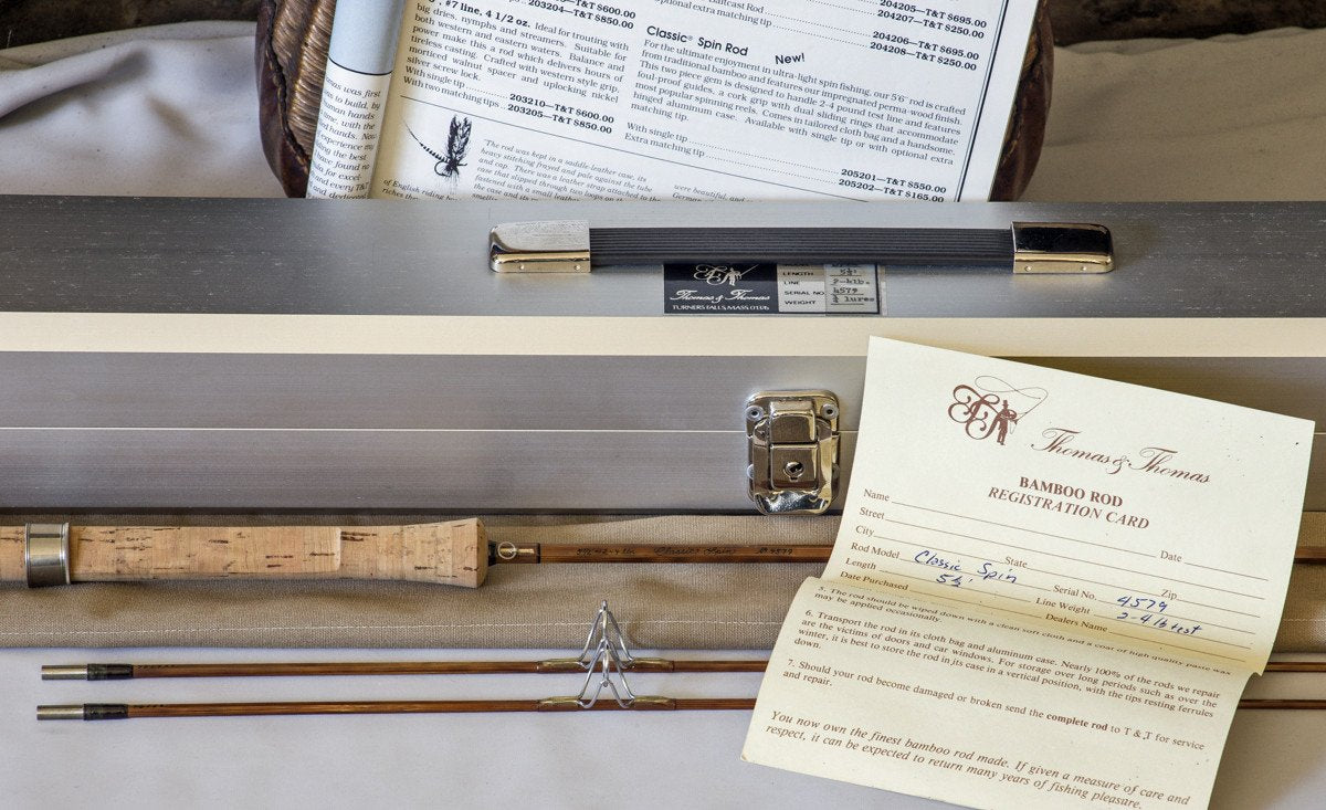 Thomas and Thomas "Classic Spin" Bamboo Rod 