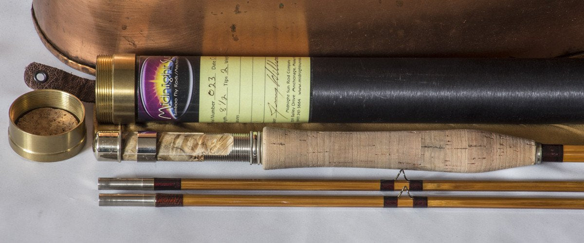 Jerry Williams / Midnight Sun Rods -- 8'6 2/2 8wt Bamboo Rod