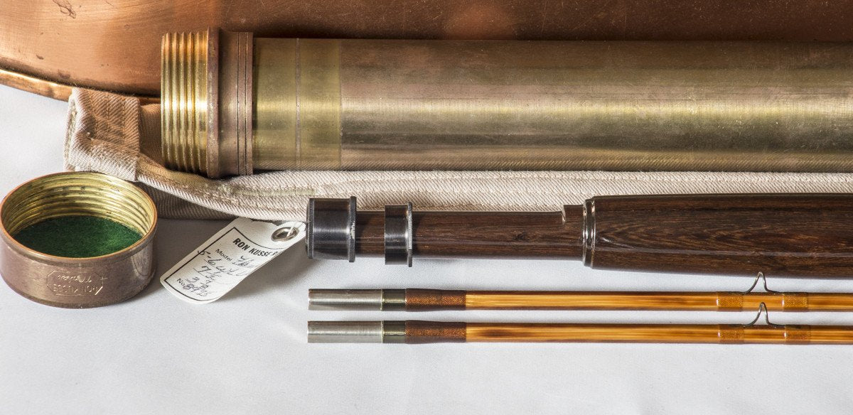 Kusse, Ron - 7'6 2/2 5-6wt bamboo rod with dark walnut grip