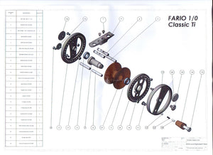 VR Design Fario 1/0 Titanium Fly Reel